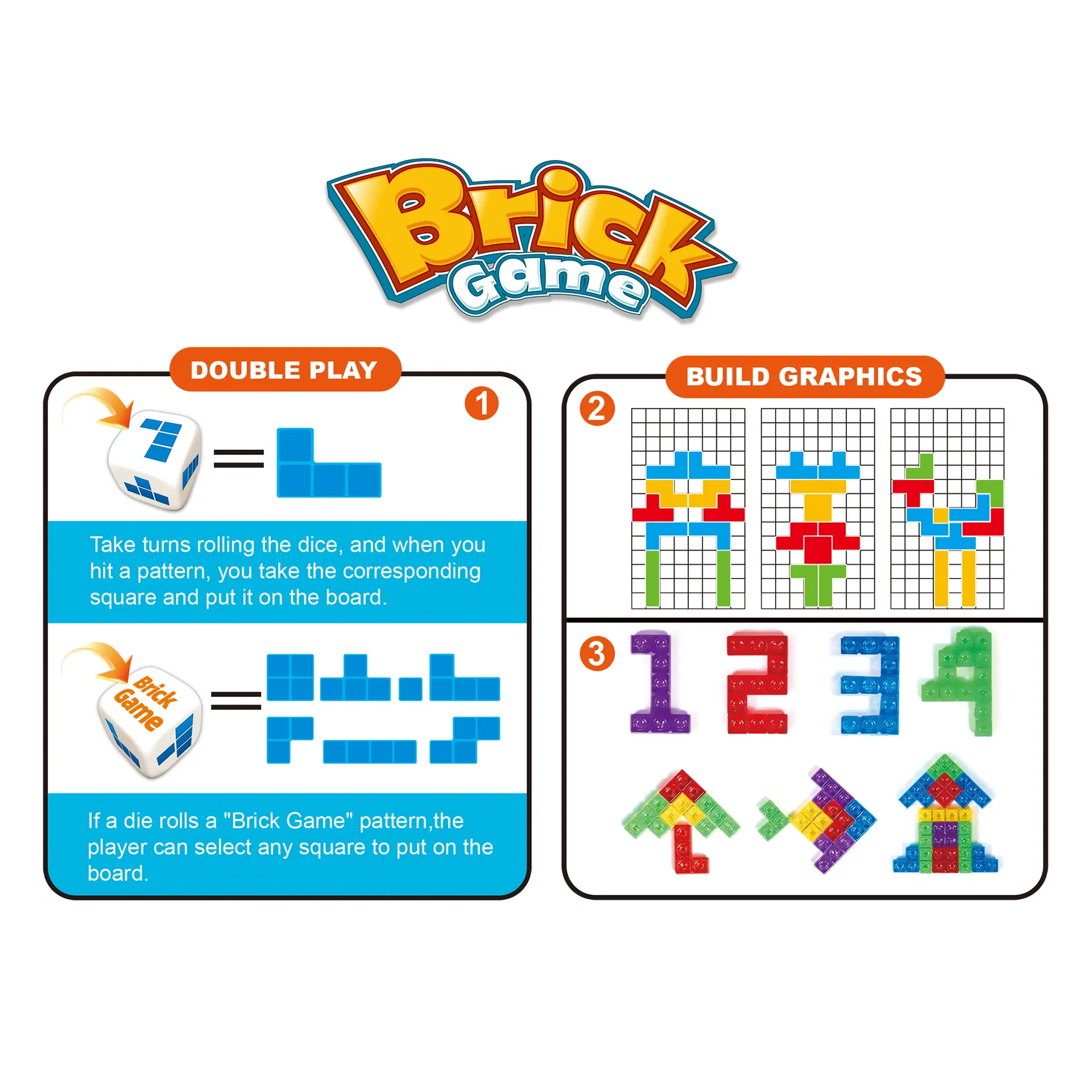 Custom OEM/ODM Tetris Brick Puzzle Game Manufacturer Multiplayer Interactive Educational Kids Toy