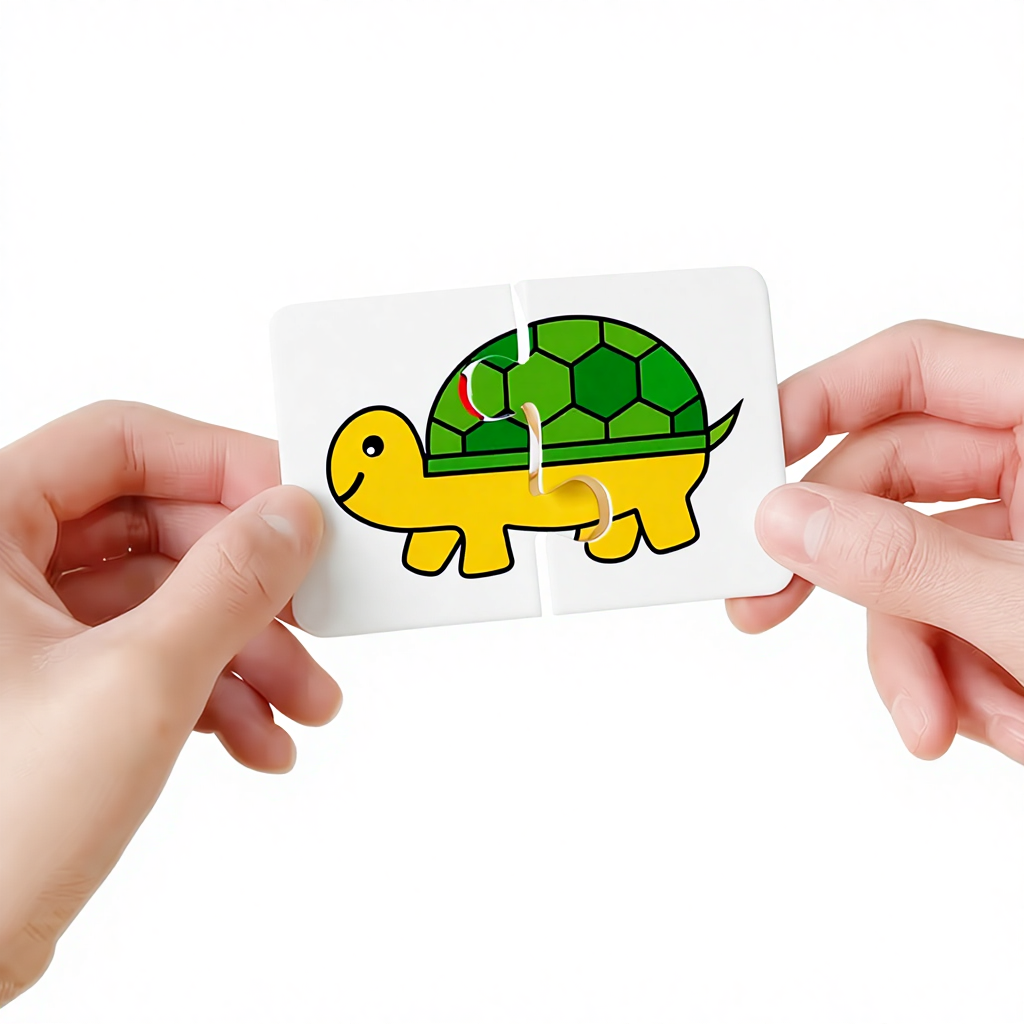 OEM Cartoony DIY Educational Paper Puzzle Toys Jigsaw Preschool Math Games for Children Made From Paper Material