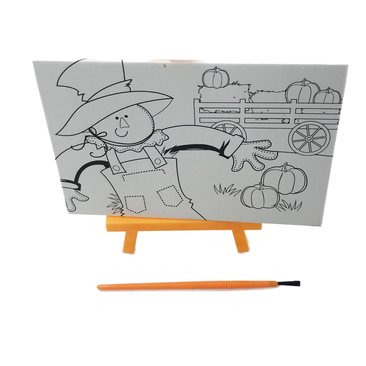 Low Price High Quality School Supplies for Kids Sets DIY Kids Canvas for Painting Set DIY Arts and Craft Projects and Decoration