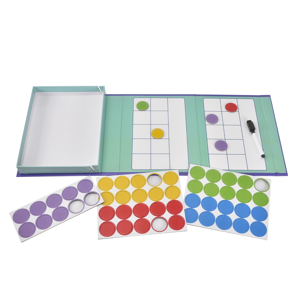 Popular Creative Magnetic Educational Jigsaw Puzzle for 3 Year Old Kids Learning Board Ten Frame Expansion Whiteboard Game Box