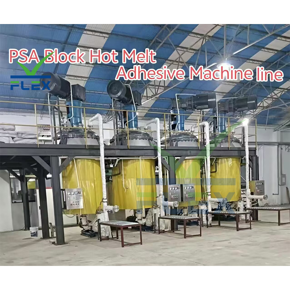 Industrial Block Hot Melt Adhesive Glue Production Line Plant Jacketed Stainless Steel Continuous Stirred Tank Reactor Mixer