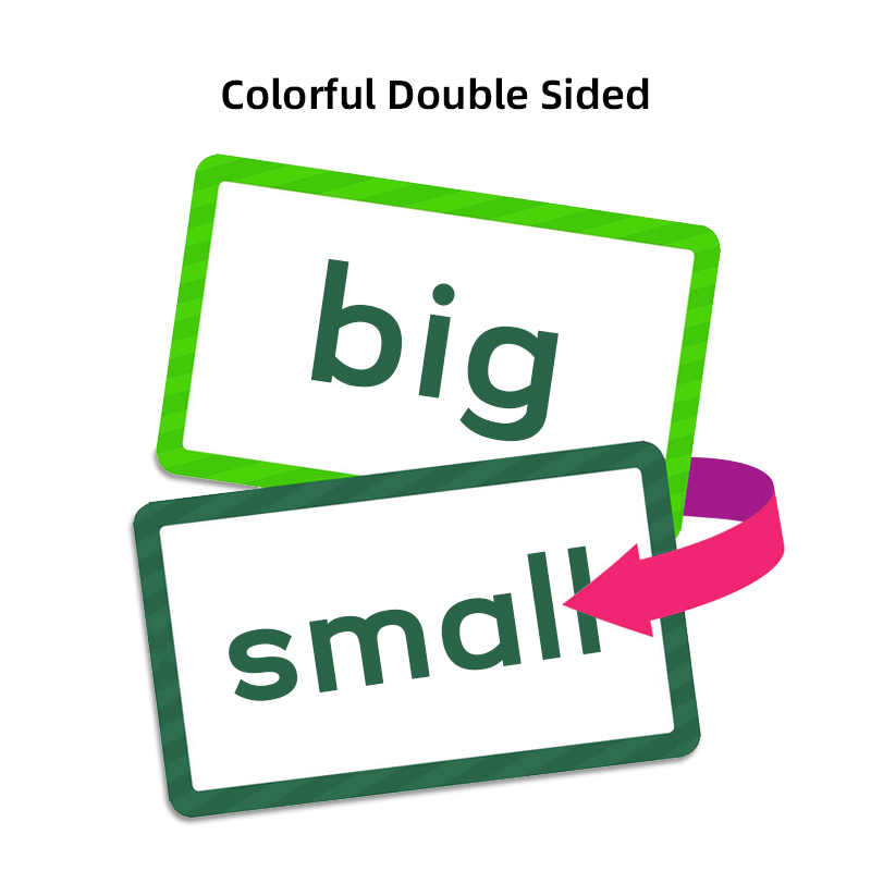 OEM Factory Price Wholesale Learn Color Cognitive Flash Cards Early Education Toy for Baby Kids Memory Flash Cards
