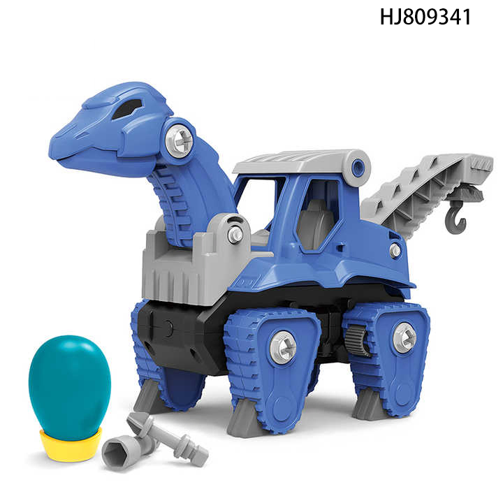 DIY Assembly Take Apart Dinosaur Toys Animal Engineering Sliding&Sound Learning Play Toy for Children Creativity