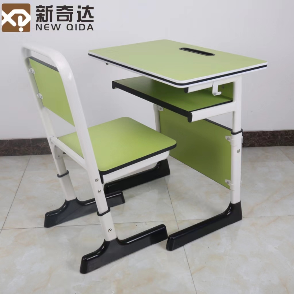 Classroom Furniture Student Desk Mdf School Desk And Chair Primary Adjustable Height Children School Chair And Table Set