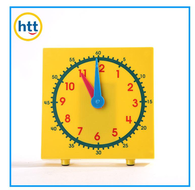 Learning Time Student Clock for Classroom Plastic Clock Kindergarten Early Education Toys