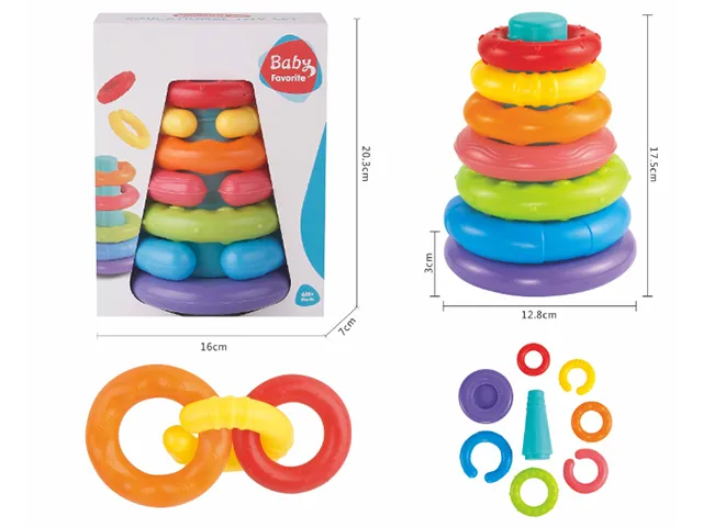 Toddler Tower of Learning Stacking Rings