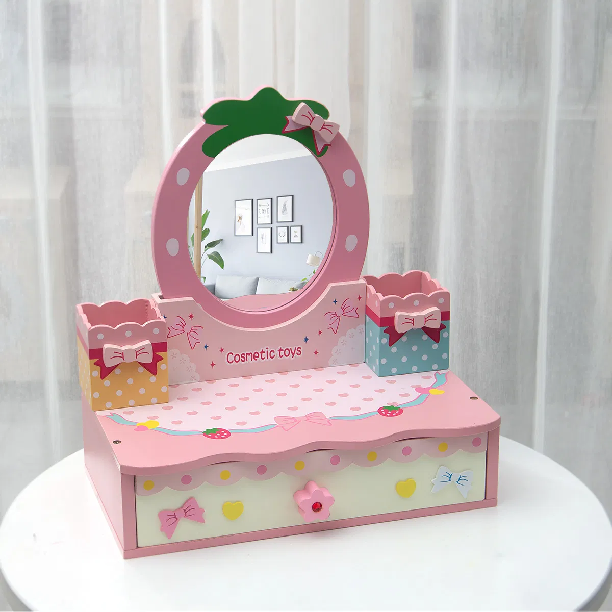 Montessori Learning Dressing Table Preschool Educational Toy for Classroom Role Play Aid
