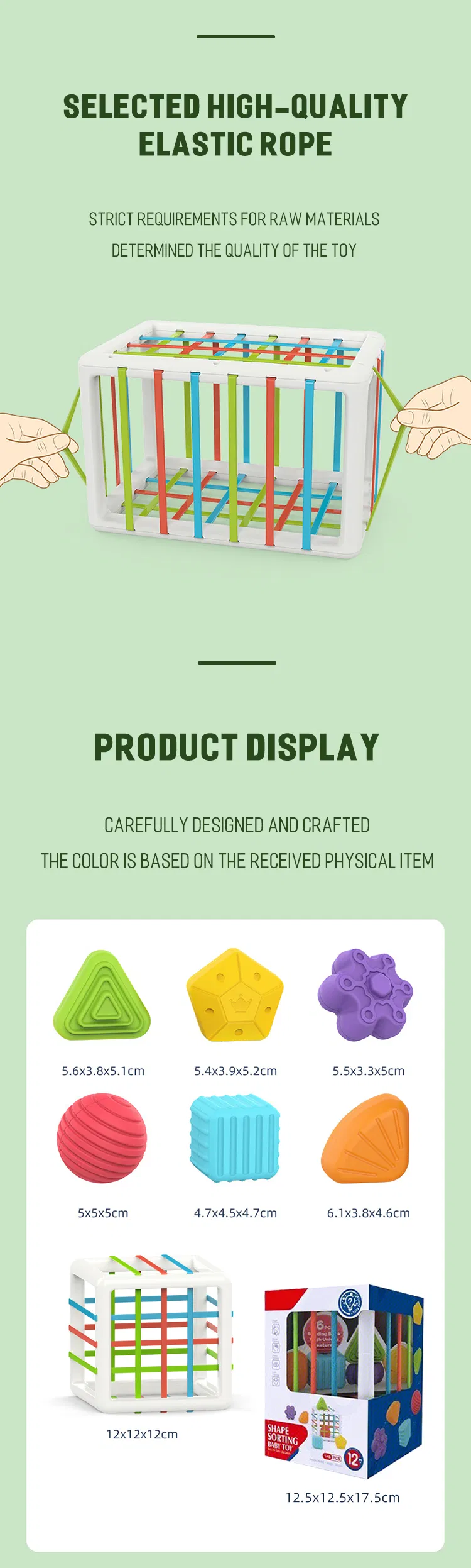 Sensory Shape Sorting Toy Detail 4