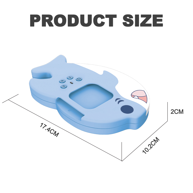 Factory Design High-Quality Shark-Shaped Audible Flash Kids Early Learning Card Language Toy
