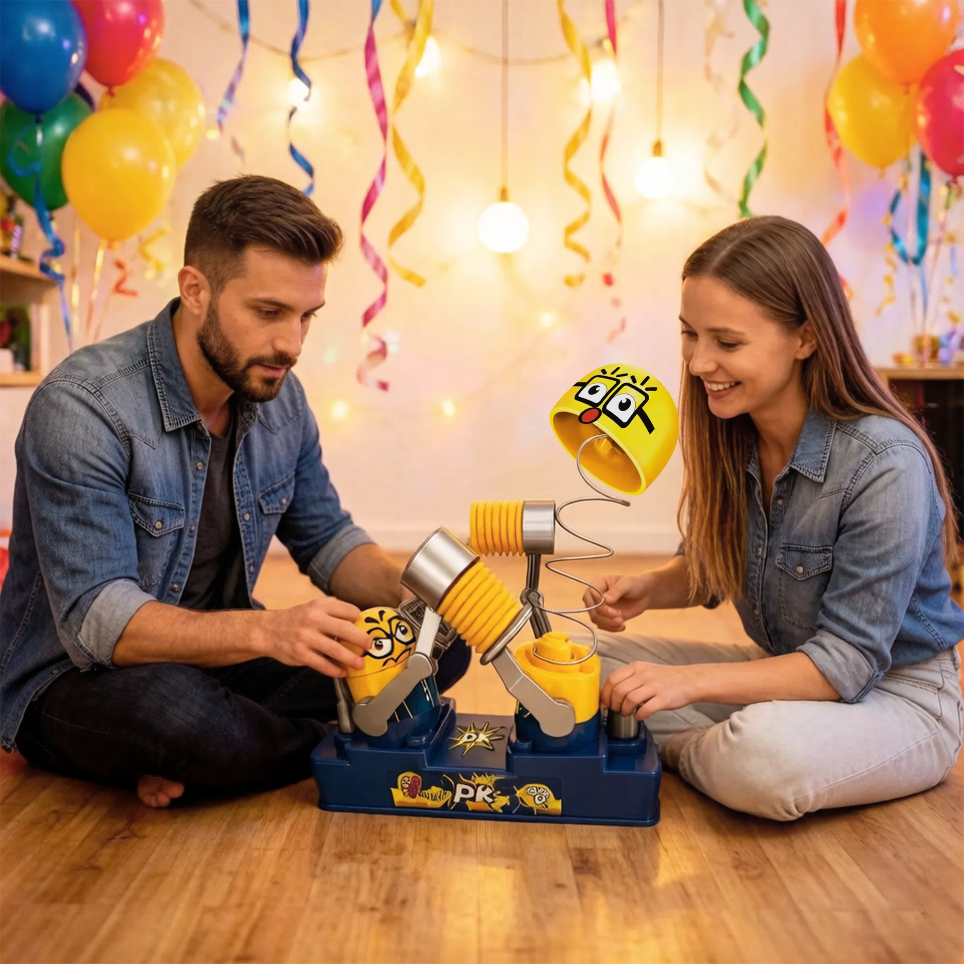 Factory Wholesale Two-Player Fighting Dolls Battle Game Kids Educational Interactive Desktop Duel Toy for Family Party Age 3+