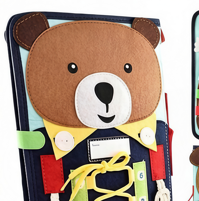 HEBEI Factory OEM ODM Handmade Felt Busy Book for Toddlers-Colorful Preschool Educational Toy with Custom Logo