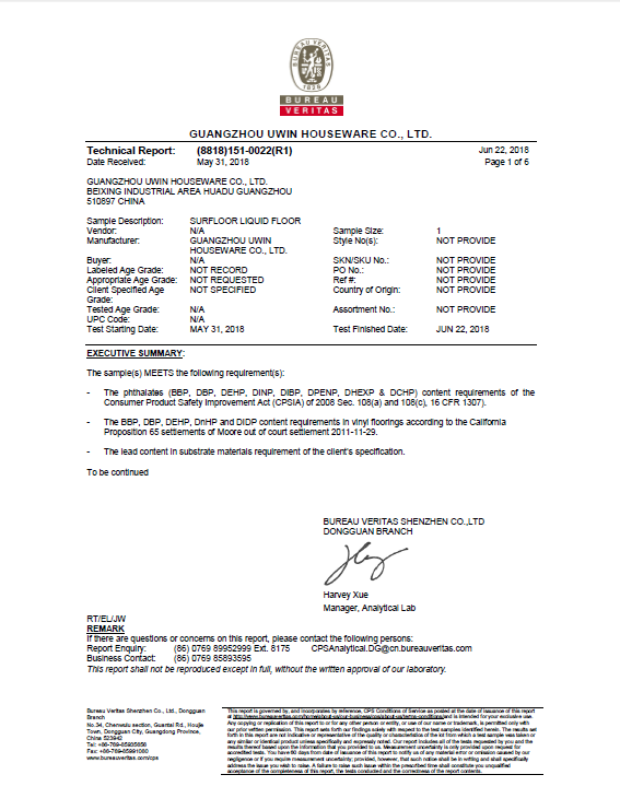 Certification document 3