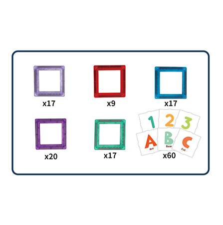 Alphabet Learning Toys for Toddlers 1-3 2-4 4-8, Classroom Must Have 140PCS Construction Toy,
