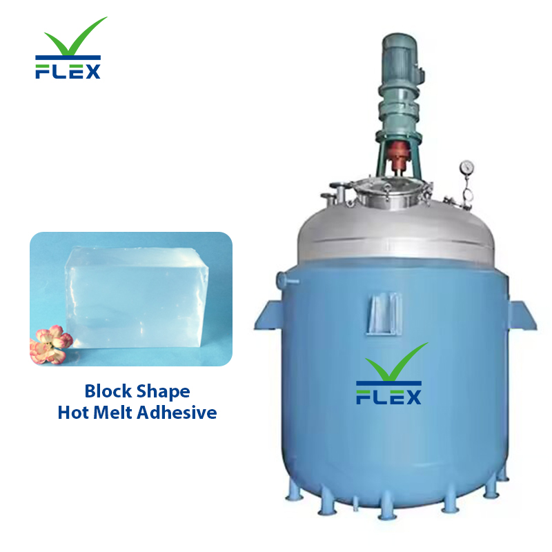 Industrial Block Hot Melt Adhesive Glue Production Line Plant Jacketed Stainless Steel Continuous Stirred Tank Reactor Mixer