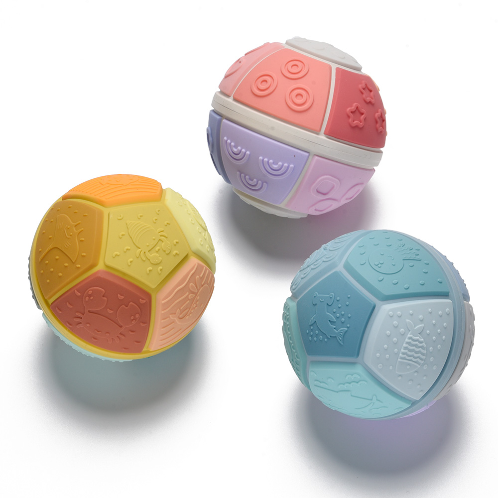 Educational Autism Relief Anxiety Stress Toys Silicone Decompression Sensory Toy Set Squeeze Toy Balls