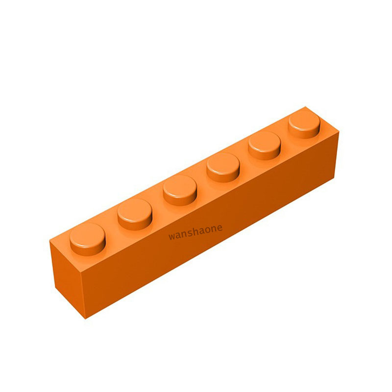 Classic Building Blocks Interlocking 1x6 Brick MOC Custom Loose Parts Premium ABS Plastic Kids Educational Creative Game Set