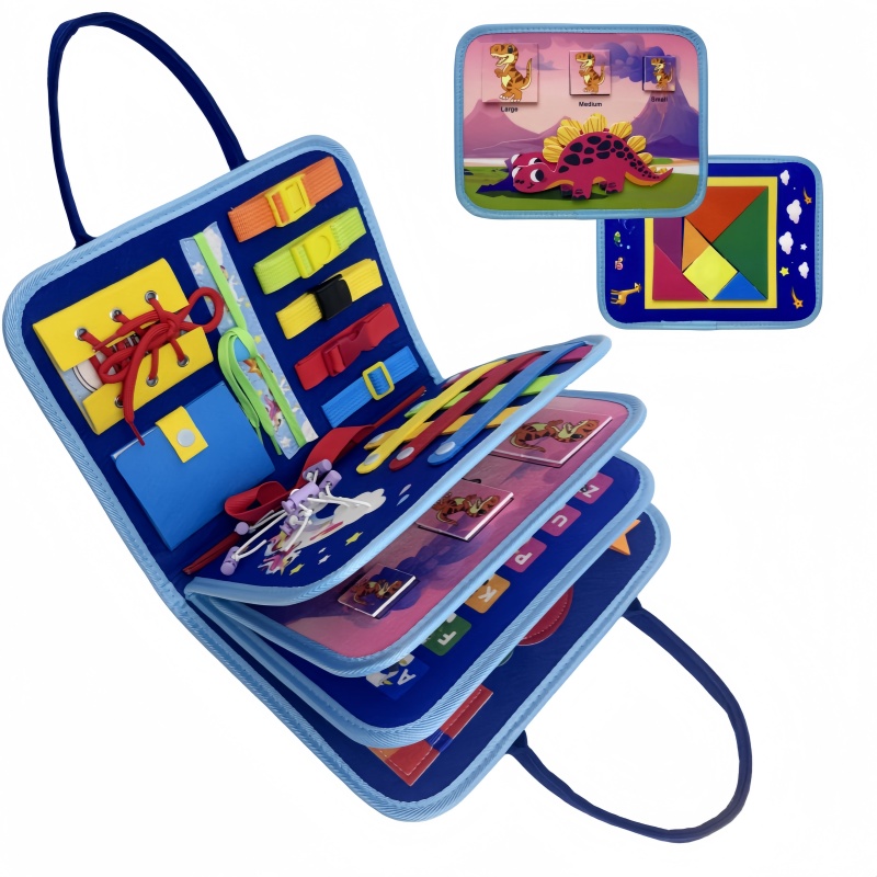 Educational Activities Developing Sensory Basic Board Puzzle Toys Busy Board Montessori Toys for Toddlers