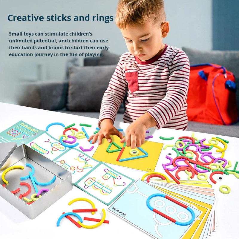 Children's Educational Toys Girls Wooden 4-6 Year Olds Kindergarten Small Gifts DIY Handmade Quiet Guangdong Made