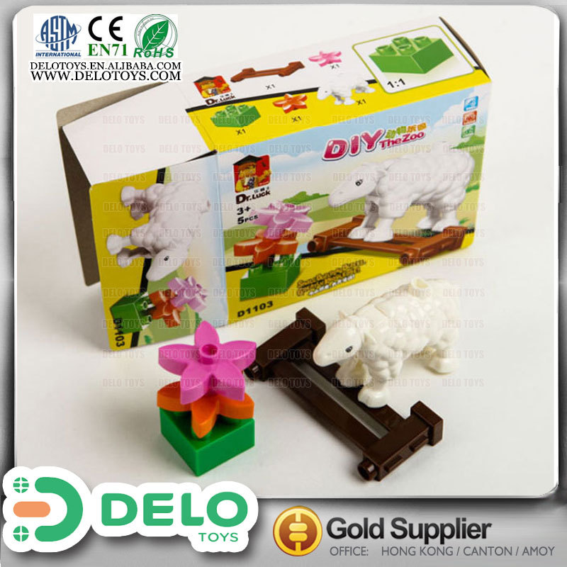 DELO TOYS China Marketplace Preschool Educational Toys Zoo Animal Set Toy in Bulk DE0083028