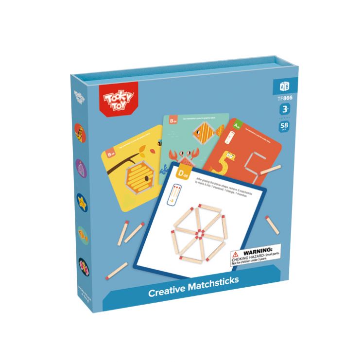 2024 New Wooden Educational Toys Creative Math Sticks Kids Toy to Learning