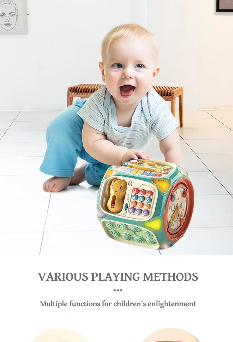 Infant Early Educational Octahedron Drum Detail Image 3