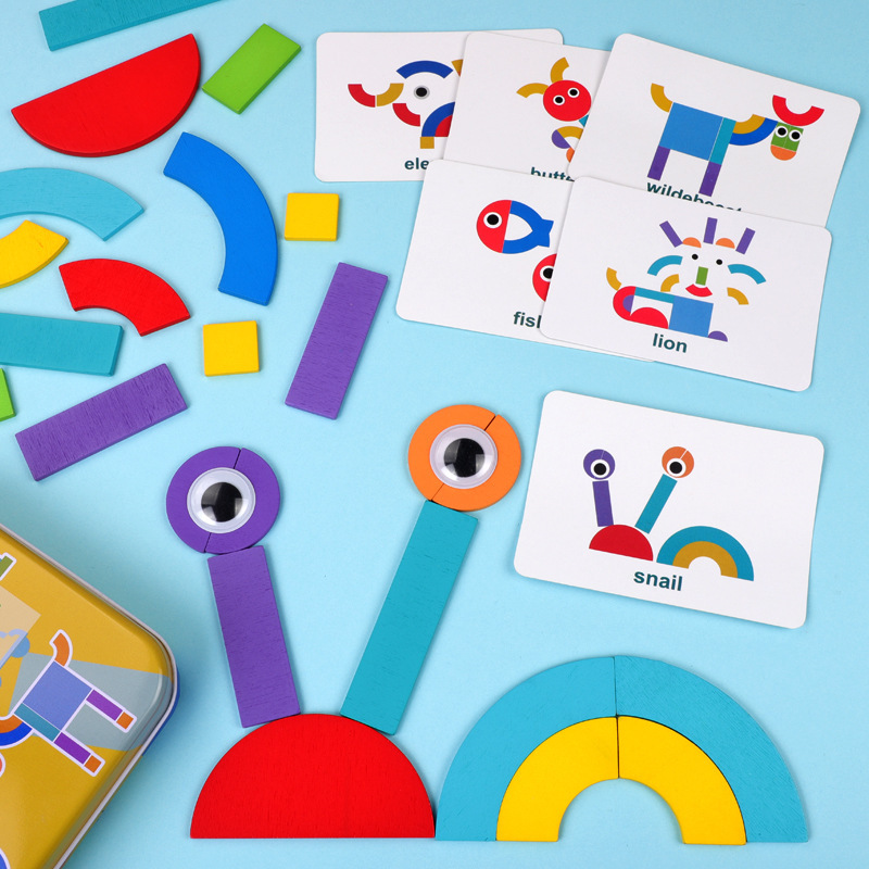 Wooden Educational Shapes Puzzle Details 11