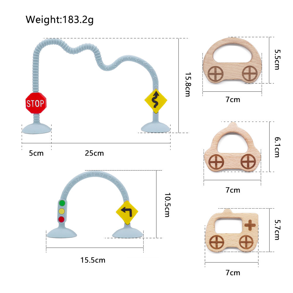 Wholesale Baby Sensory Toys Interactive Transportation Developmental Learning Silicone Educational Toys for Toddlers