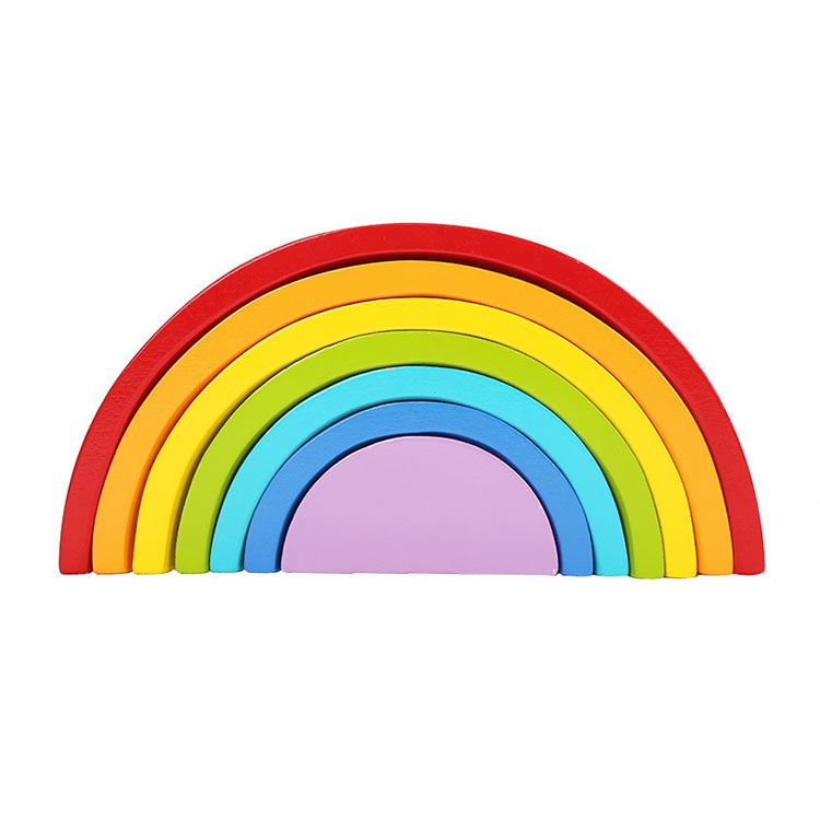 Colorful Wooden Educational Toy for 2 to 4 Year Olds Developing Intelligence