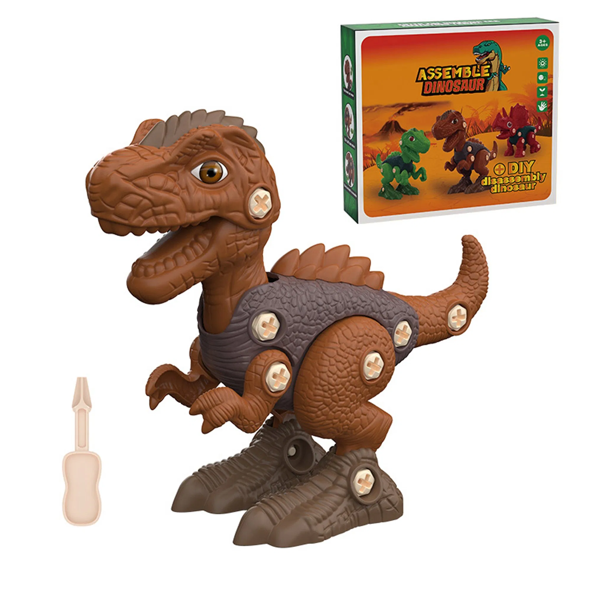 Toddlers Kids 3-5 Learning Educational Building Construction Sets Take Apart Dinosaur Toys
