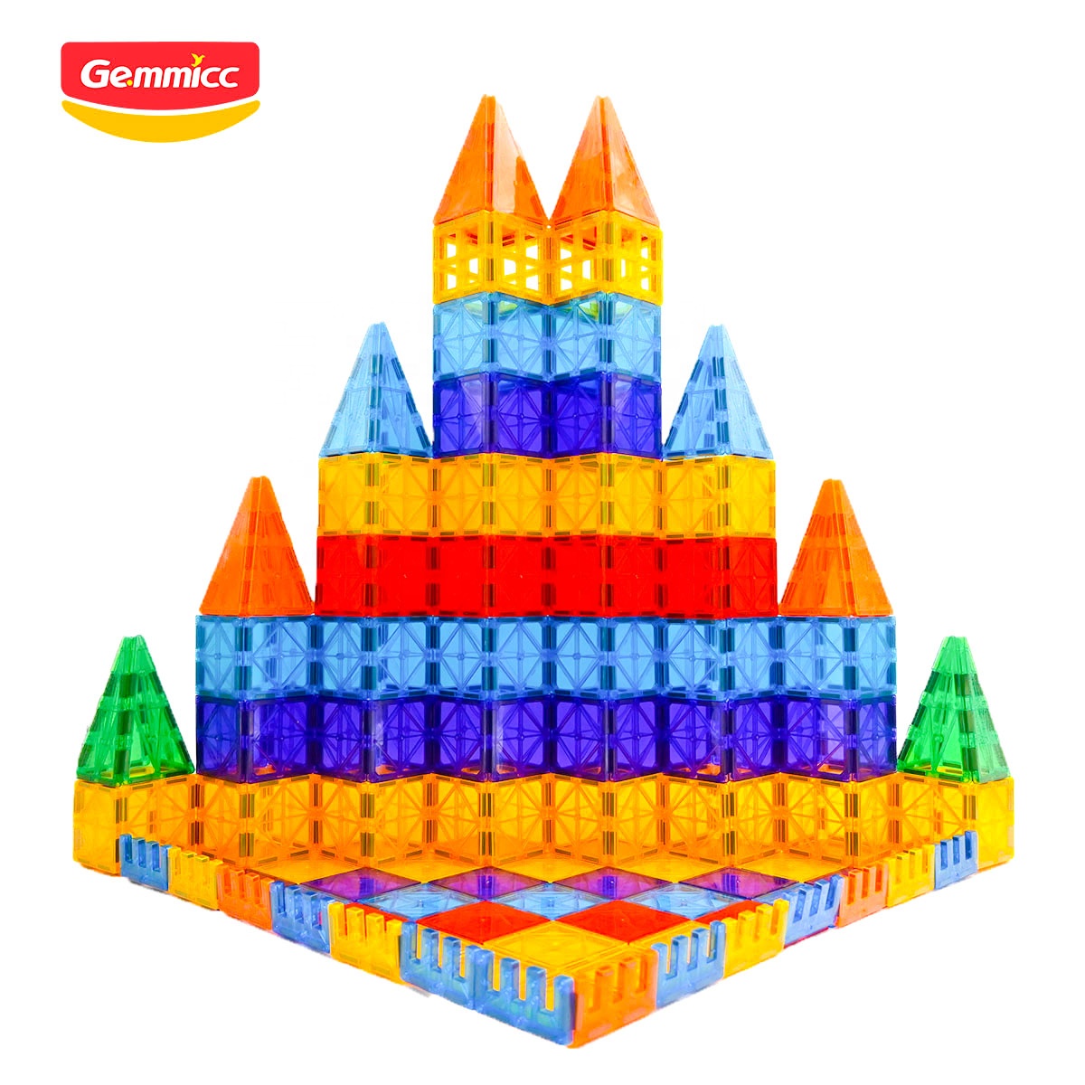 Gemmicc 104 PCS Kindergarten Preschool Montessori Magnetic Educational Toys Building Block Sets
