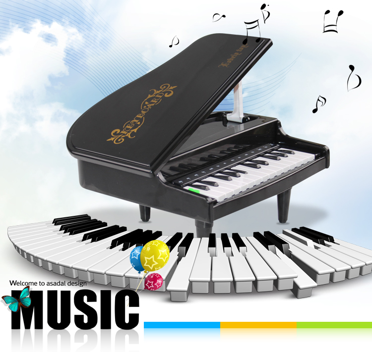 Early Learning Children Simulated Piano Keyboard Toddler Developmental Electronic Musical Instruments Light Piano Toy for Kids