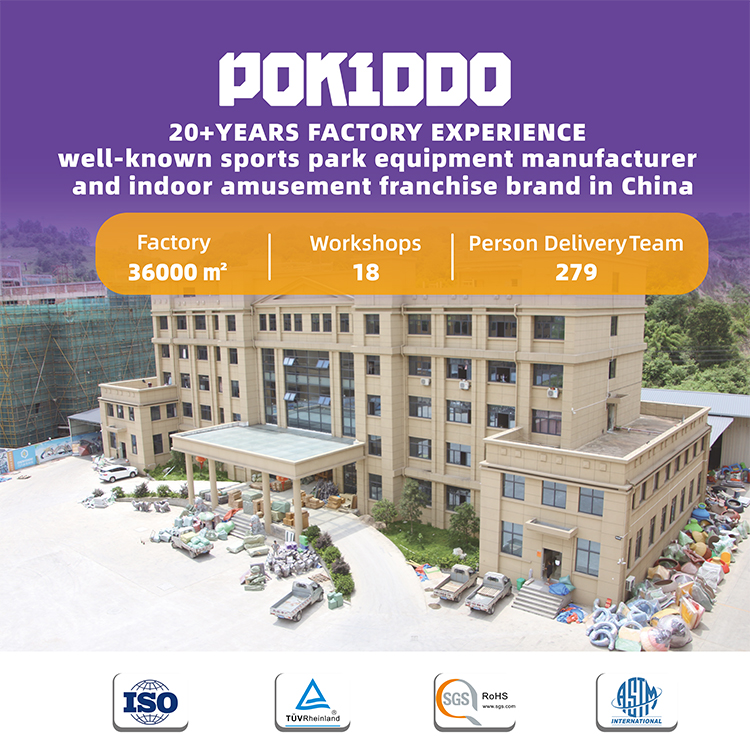 Pokiddo Commercial Children's Adventure Home Indoor Playground Equipment Soft Play 800sqm