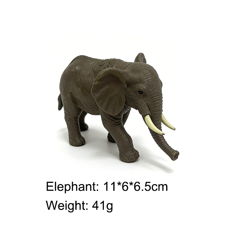 Wholesale Hollow PVC Simulation Wild Animal Statue Model Figures Mini Animal Toys Children Toy