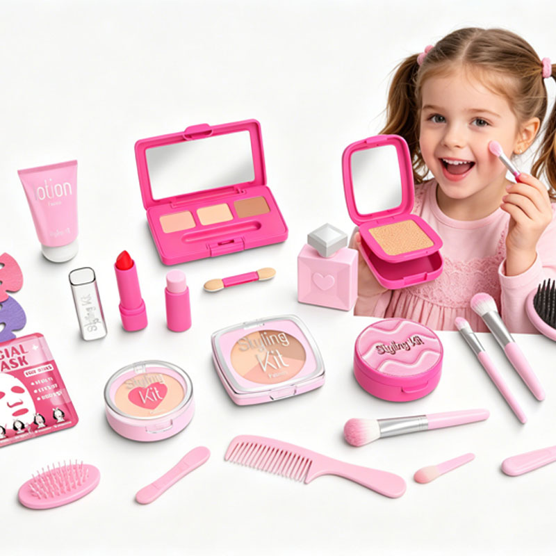 Kids Toy Simulation Makeup Role-Playing Cannot Apply the Play House Tool Set