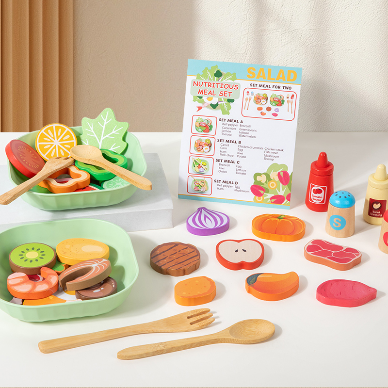 New Arrivals Educational Plastic Kitchen Shara Toy Set Simulation Pretend Play DIY Vegetable Food Game for Preschool Kids Boys
