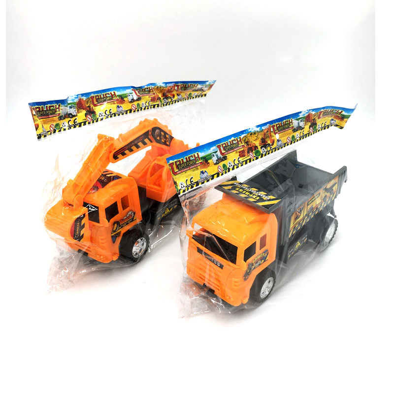 Construction Trucks Toys Set Kids Toy Vehicles Excavator Road Roller Mixer Truck Pull Back Car Toy