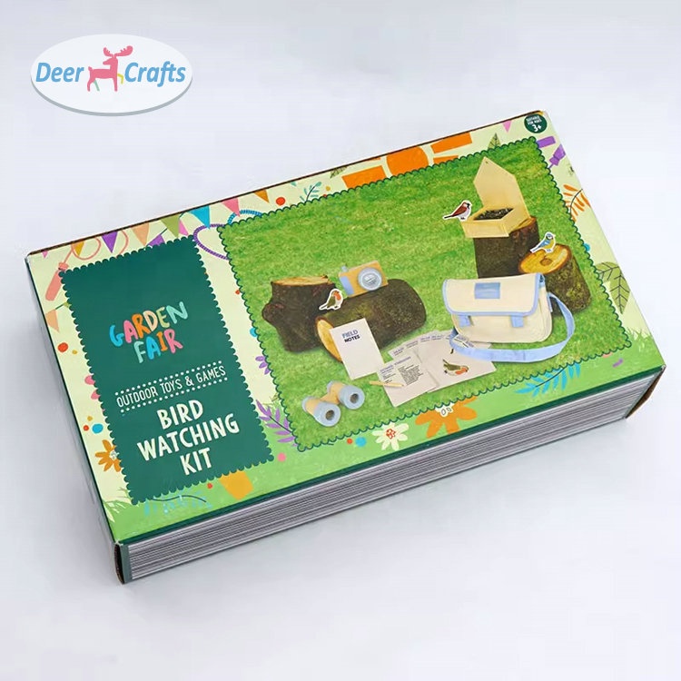 Popular Pretend Play Outdoor Adventure Wooden Explore Set Toys For Kids DD10709