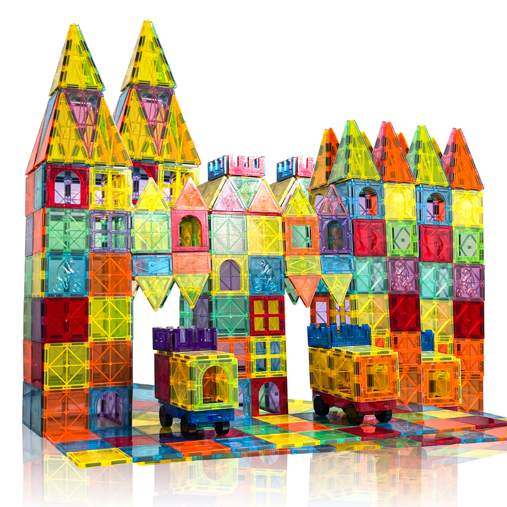Factory 3D Construction Set Kids Magnetic Tiles Customizable Plastic Magnetic Block Toys Certified by EN71 CPC CE