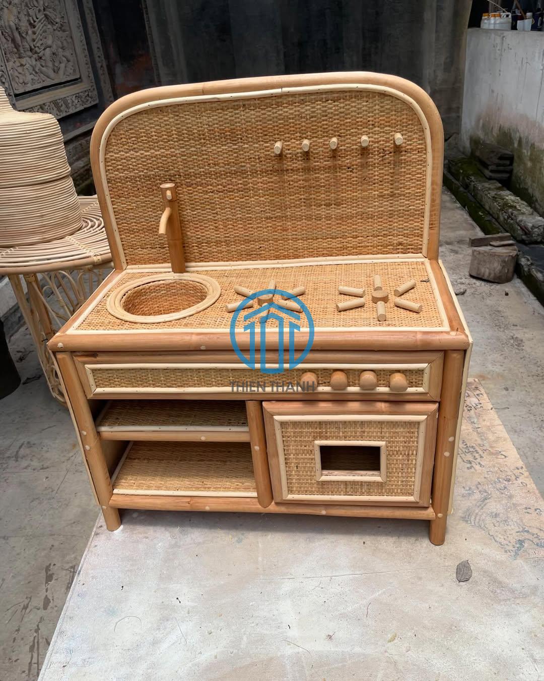 Rattan Doll House View 2