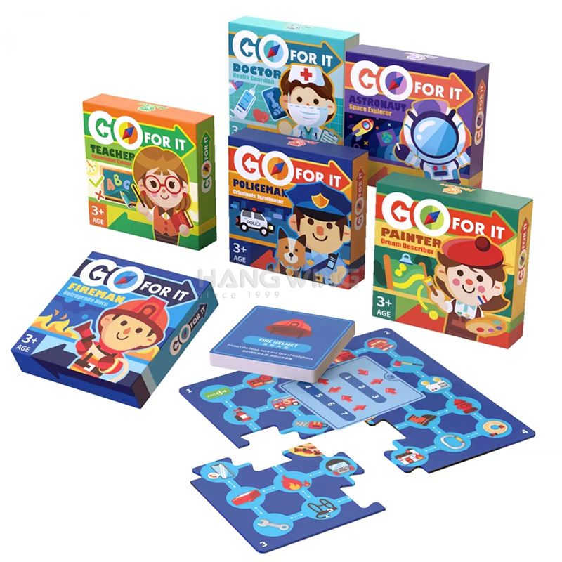 3D Puzzles Kids Careers Guide - Police Paper Border 3-6 Years Game Juguetes Educativos Early Educational Toys