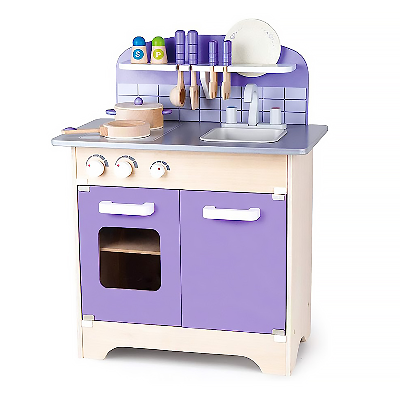 Play Kitchen for Toddlers Kids Kitchen Playsets for Pretend Play With 13 Toy Kitchen Accessories
