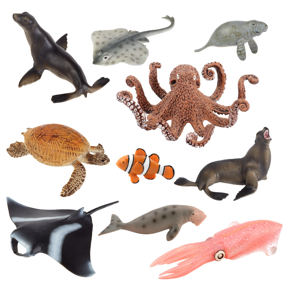 Wholesale Education Animal Toys PVC Realistic Jungle Sea Farm Animal Figurines Set Action Horse Toy
