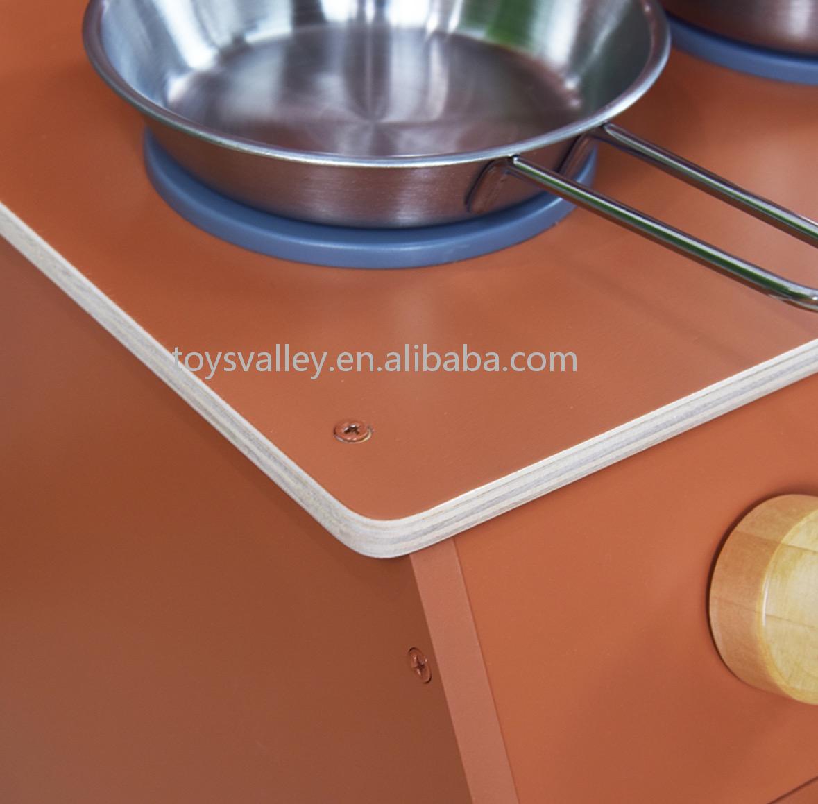 Indoor Educational MDF Pretend Cooking Kitchen Toy from Toys Valley, Unisex Preschool Kids Role Play Set