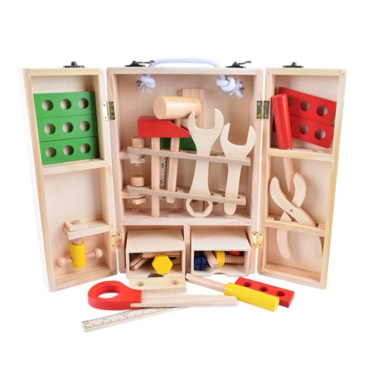 2020 New Educational Multifunction Kids Toys Pretend Blocks Assembly Kit Wooden &amp; Plastic Construction Tools Ages 3+ Toysrunner
