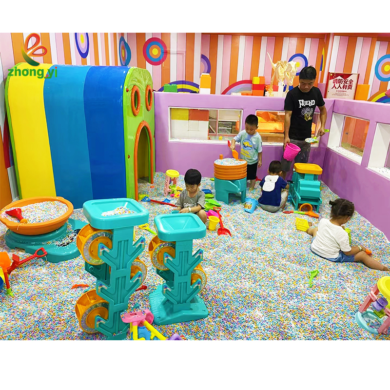 Customized Macaroon Children Play Equipment Maze Game Soft Indoor Play Equipment Kid Large Indoor Playground Equipment