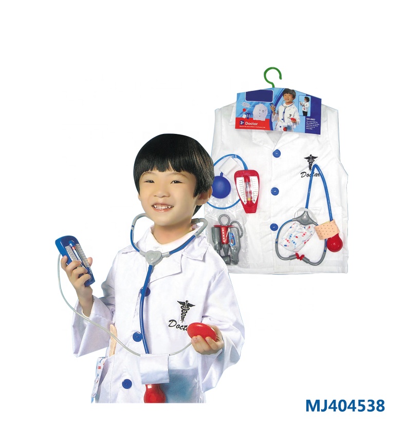 Surgery Doctor Hospital Uniforms Pretend Play House Toys Career Dresses Doctor Toys with Stethoscope Halloween Christmas Cosplay