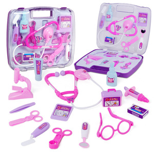 Play House Doctor Set Toy Simulation Medicine Box Toy Doctor Stethoscope Injections Doctor Toys for Kids