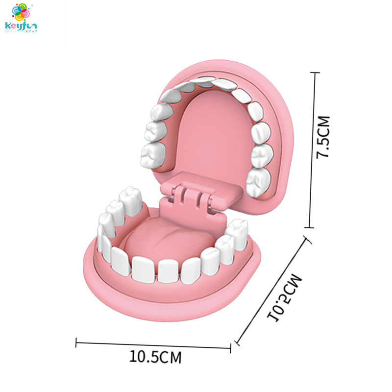 Children Play House Indoor/Outdoor Pretend Play Doctor Dentist Toys Set Plastic Teeth Educational Role Play Unisex