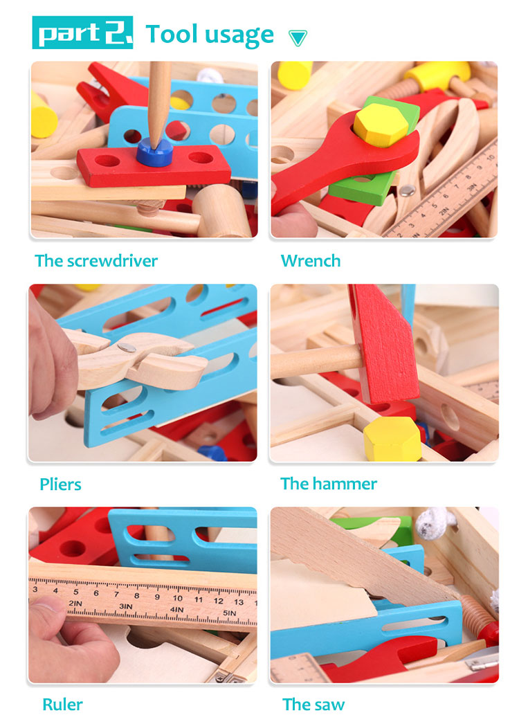 Wooden Construction Tools