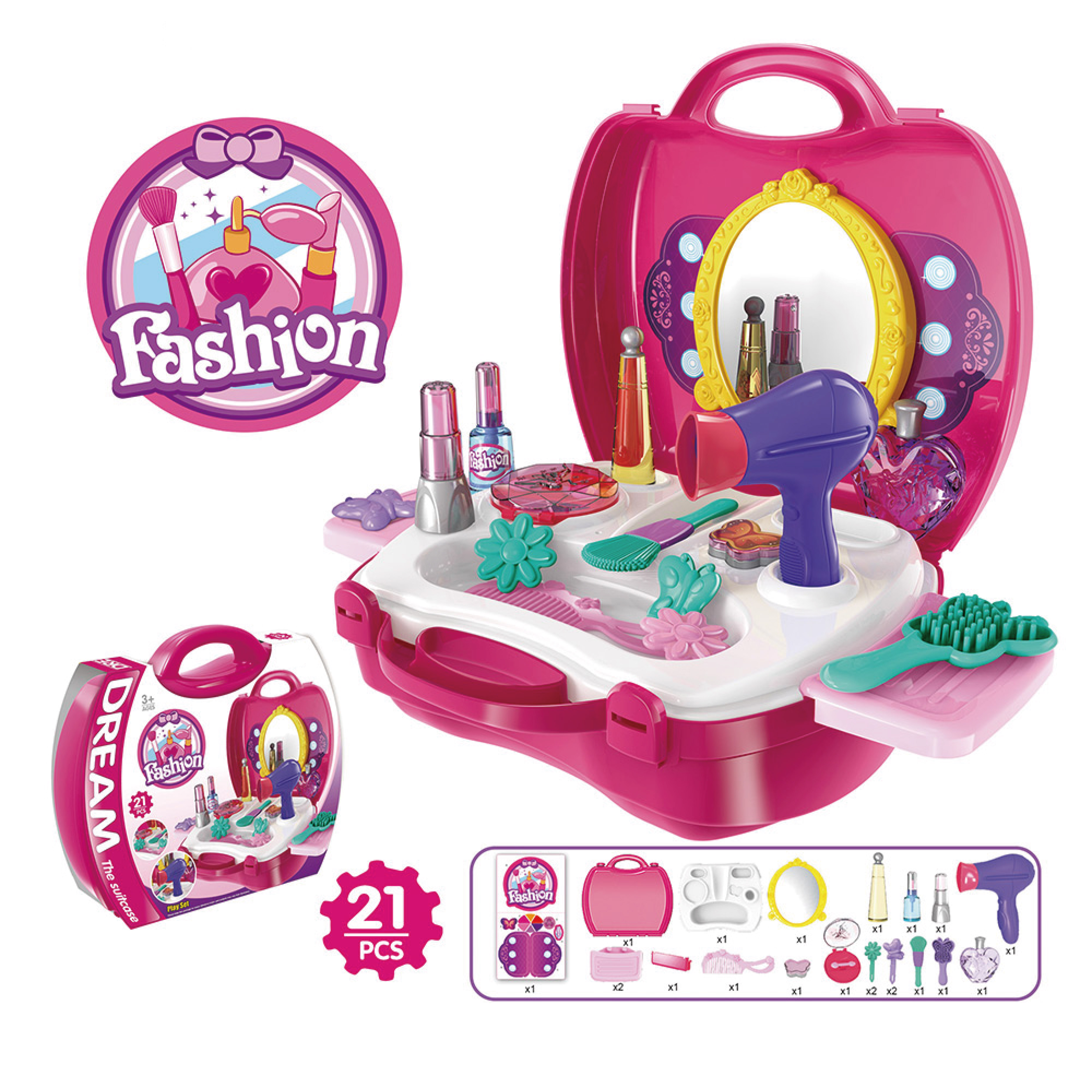 Factory Directly Funny Educational Kids Role Pretend Play Children'S Pretend Makeup Toys Set/